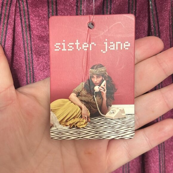 NWT Sister Jane Velvet Wide Leg Trousers - Picture 6 of 10